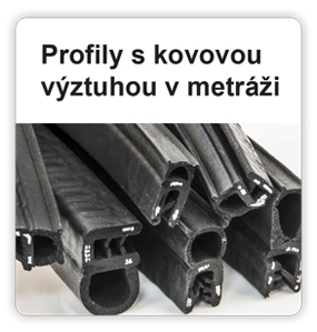 Profily s kovovou výztuhou v metráži