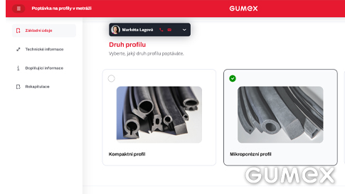 Profile aus Moosgummi