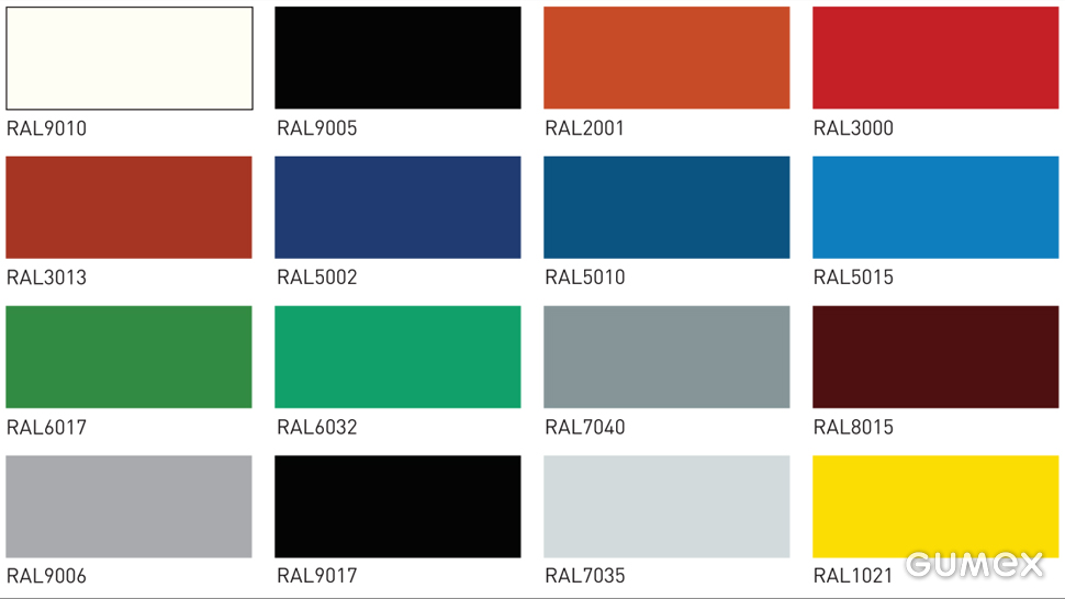 RAL – illustrative Musterkarte