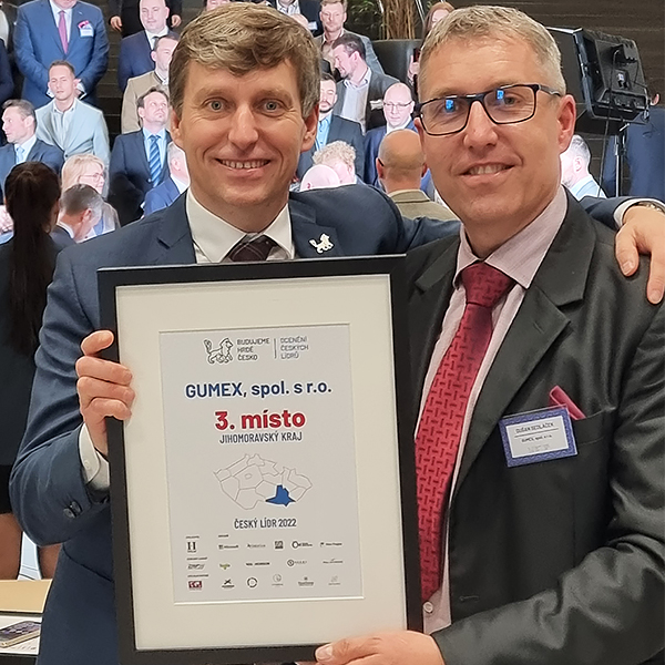 3. Platz im Wettbewerb Auszeichnung der tschechischen Leader 2022 in der Region Südmähren